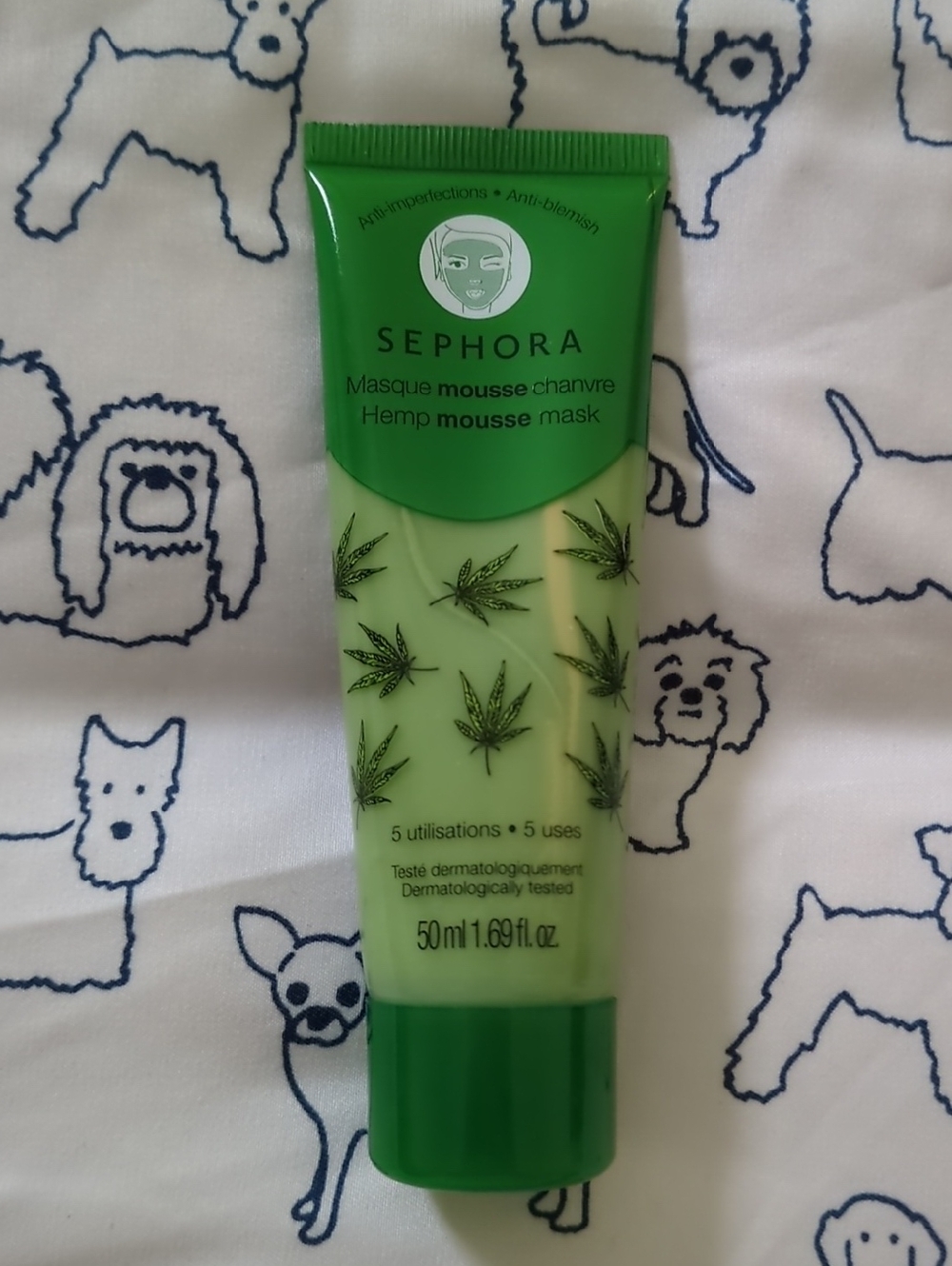 Sephora Hemp Mousse Mask — Green